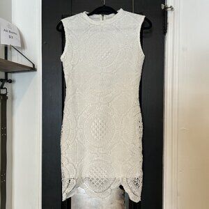 Shinestar White Lace Dress